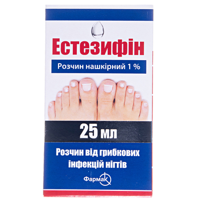 Эстезифин раствор н/к 1 % по 25 мл во флак.
