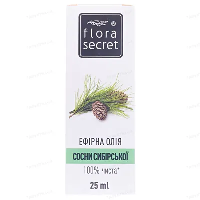 Олія ефірна Flora Secret сосни сибірської, 25 мл