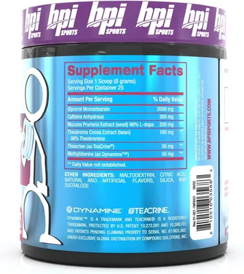 Передтренувальний комплекс BPI Sports 1.M.R One.More.Rep ягоди, 200 г