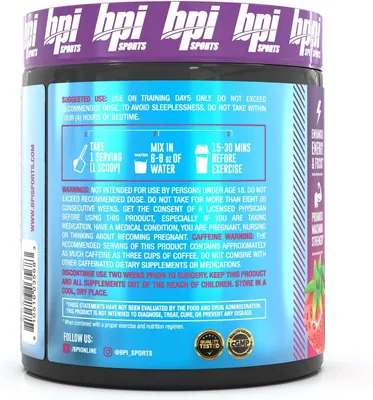 Передтренувальний комплекс BPI Sports 1.M.R One.More.Rep ягоди, 200 г