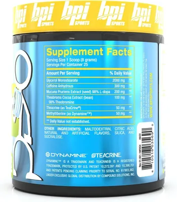 Передтренувальний комплекс BPI Sports 1.M.R One.More.Rep лимон, 200 г