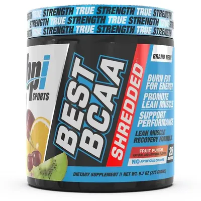 Амінокислоти BPI Sports Best BCAA Shredded фруктовий пунш, 275 г