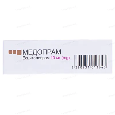 Медопрам таблетки, в/плів. обол. по 10 мг №30 (10х3)