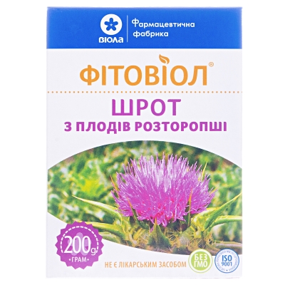 Шрот расторопши Фитовиол по 200 г в пач.