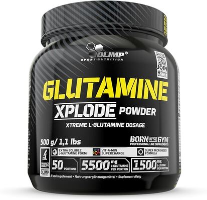 Аминокислота Глютамин Olimp Glutamine Xplode, апельсин, 500 г