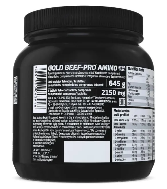 Амінокислота Olimp Gold Beef-Pro Amino, 300 таблеток