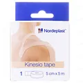 Кінезіо тейп Nordeplast 5 см х 5 м, бежевий