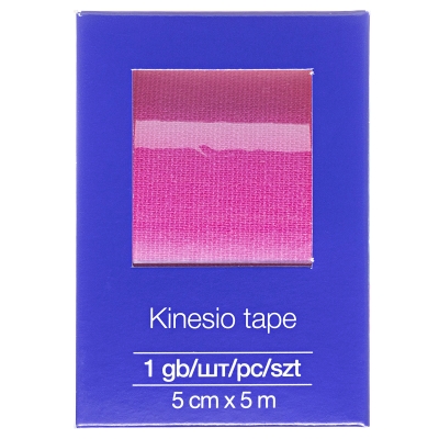 Кинезио тейп Nordeplast 5 см х 5 м, розовый