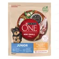 Корм сухий для цуценят малих порід Purina One Mini Junior c куркою та рисом, 800 г