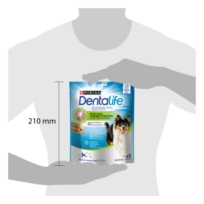 Ласощі Purina DentaLife для собак середніх порід, 115 г