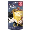 Лакомство для взрослых кошек Purina Felix Party Mix Ориджинал Микс со вкусом курицы, печени и индейки, 60 г