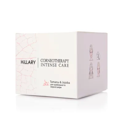 Крем для обличчя Hillary Corneotherapy Intense Care Tamanu & Jojoba для жирної та проблемної шкіри, 50 мл
