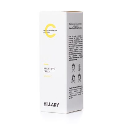 Крем для повік Hillary Vitamin С Bright Eye Cream Освітлюючий, 15 мл