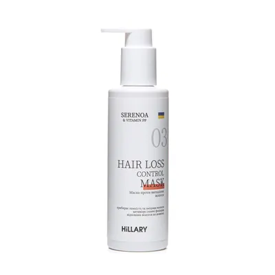 Маска Hillary Serenoa & PP Hair Loss Control проти випадіння волосся, 200 мл