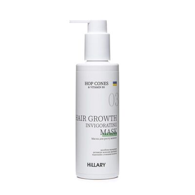 Маска Hillary Hop Cones B5 Hair Growth Invigorating для роста волос, 200 мл