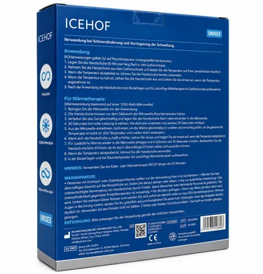 Охолоджуючі рукавички ICEHOF, сині, 1 пара