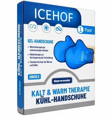 Охолоджуючі рукавички ICEHOF, сині, 1 пара
