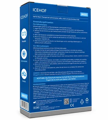 Охолоджуючі черевики ICEHOF, сині, 1 пара