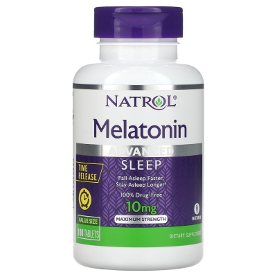 Мелатонін Natrol Melatonin Anvanced Sleep 10 мг, 100 таблеток