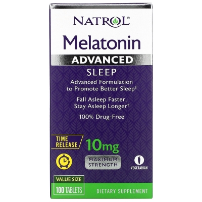 Мелатонин Natrol Melatonin Anvanced Sleep 10 мг, 100 таблеток