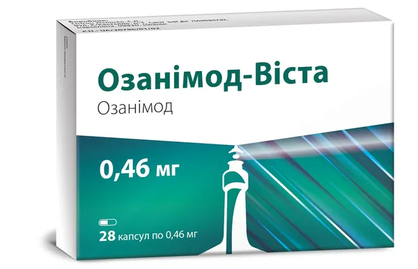 Озанімод-Віста капсули тв. по 0.46 мг №28 (7х4)