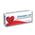 Лізопрес 10 таблетки №30 (10х3)