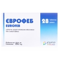 Еврофеб таблетки, п/плен. обол. по 80 мг №28 (14х2)