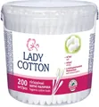 Ватні палички Lady Cotton в банці, 200 шт