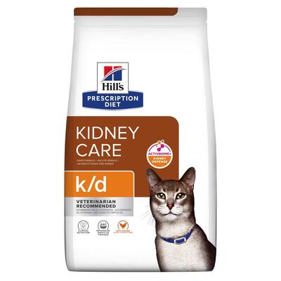 Корм лечебный для кошек Hill's PD Feline K/D для поддержания функции почек и сердца, 1,5 кг