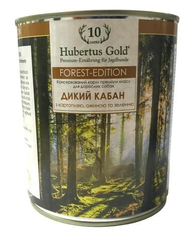 Консерва для собак Hubertus Gold Дикий кабан, 800 г