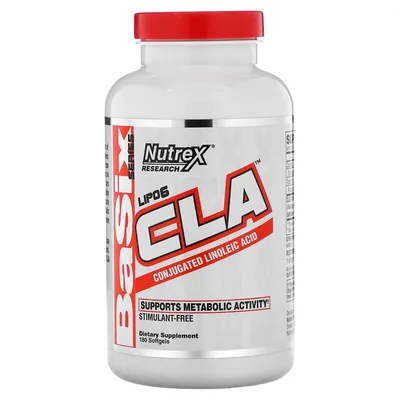 Кон'югована лінолева кислота Nutrex Research CLA 1000, 180 капсул