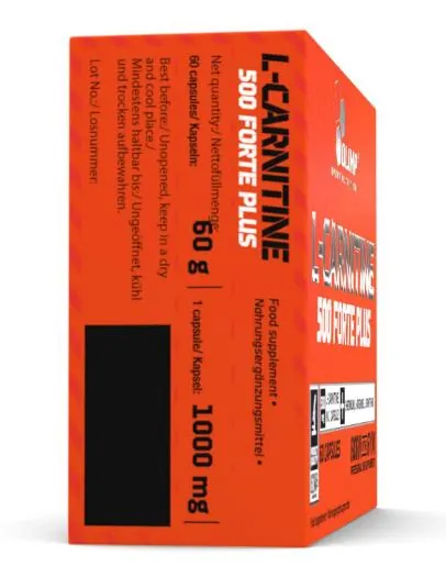 Жироспалювач Olimp L-Carnitine 500 Forte Plus, 60 капсул