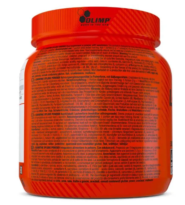 Жироспалювач Olimp L-Carnitine Xplode powder апельсин, 300 г