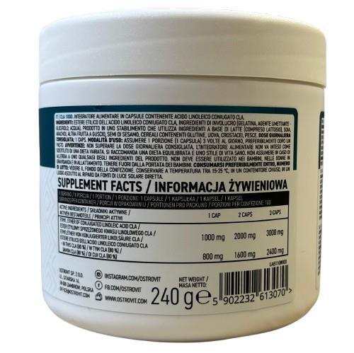 Жиросжигатель OstroVit CLA 1000, 180 капсул