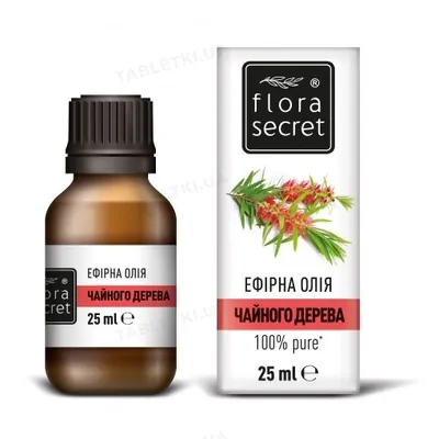 Олія ефірна Flora Secret чайного дерева, 25 мл