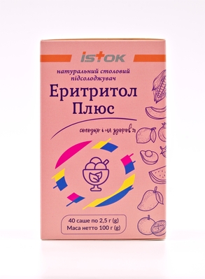 Еритритол Плюс порошок по 2,5 г №40 у саше