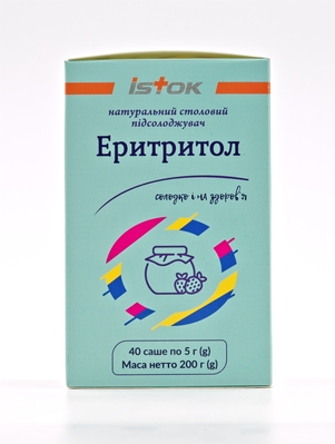 Еритритол порошок по 5 г №40 у саше