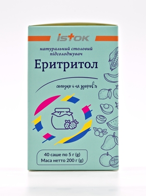 Еритритол порошок по 5 г №40 у саше