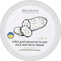 Крем для обличчя та шиї Bioton Cosmetics освіжаючий з екстрактом огірка + SPF 10, 100 мл