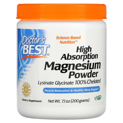 Магний Высокой Абсорбации Doctor's Best High Absorption Magnesium порошок, 200 г