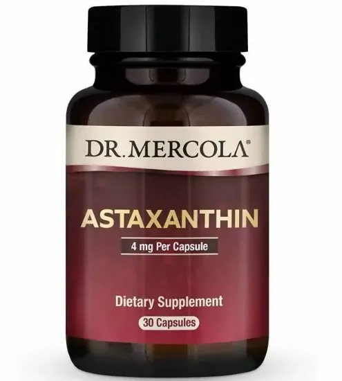 Астаксантин Dr. Mercola Astaxanthin, 30 капсул