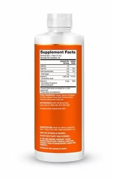 Витамин С Dr. Mercola Liquid Liposomal Vitamin C липосомальный жидкий 1000 мг, 450 мл