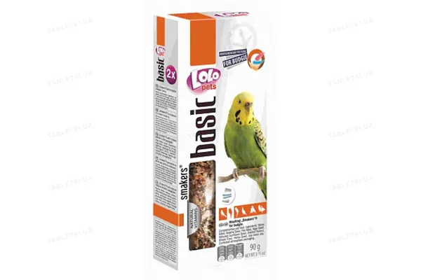 Колосок для хвилястих папуг Lolo Pets в період линьки, 90 г
