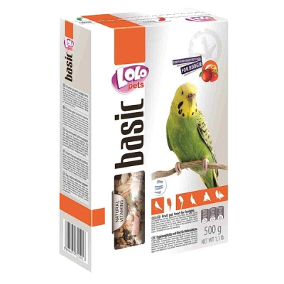 Корм для попугаев Lolo Pets фрукты, 500 г