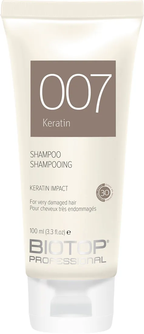 Набір Biotop 007 Keratin Starter Kit (шампунь 100 мл + маска 100 мл + сироватка 10 мл)