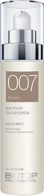 Серум для волос Biotop 007 Keratin Silky Touch с кератином для укладки, 125 мл
