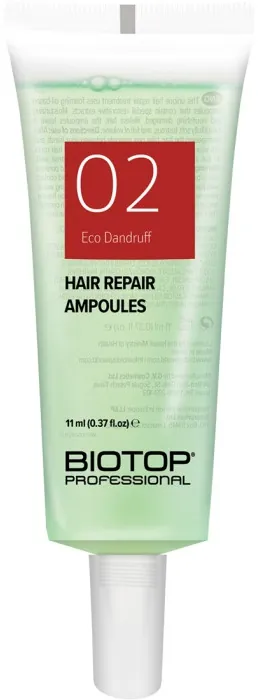 Ампули Biotop 02 Eco Dandruff проти лупи, 6 шт x 11 мл