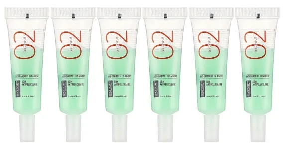 Ампули Biotop 02 Eco Dandruff проти лупи, 6 шт x 11 мл