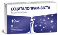 Есциталопрам-Віста таблетки, дисперг. в рот. порож. по 10 мг №28 (14х2)