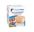 Бинт когезивний FP Family Plast самофіксуючий еластичний, 6 см х 4 м